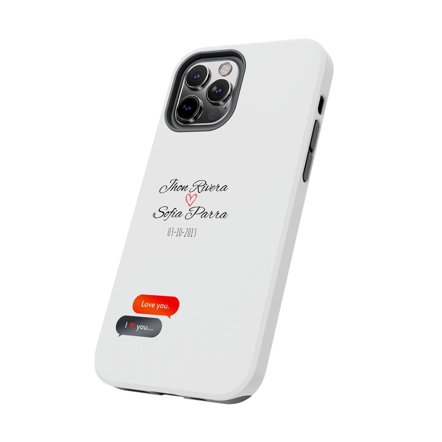 Couple’s Connection Phone Case (white)