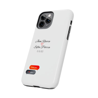 Couple’s Connection Phone Case (white)