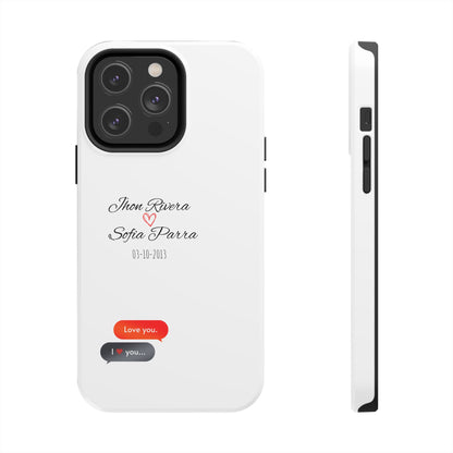 Couple’s Connection Phone Case (white)