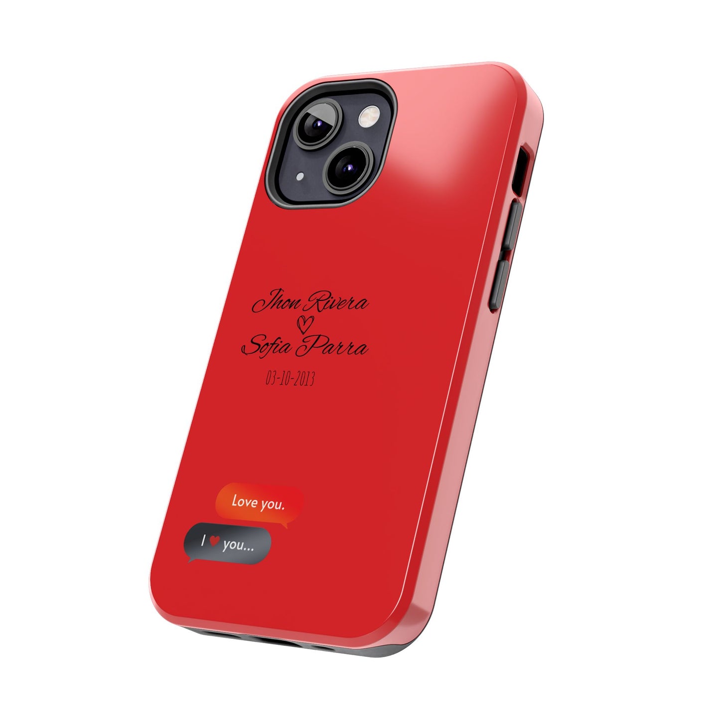 Couple’s Connection Phone Case (red)