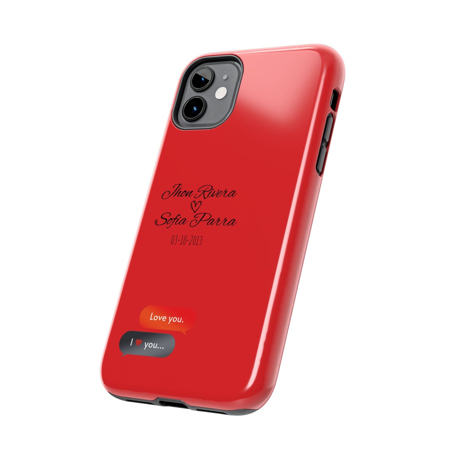 Couple’s Connection Phone Case (red)