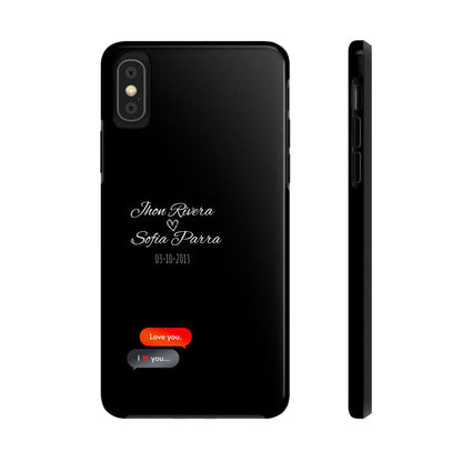 Couple’s Connection Phone Case (black)