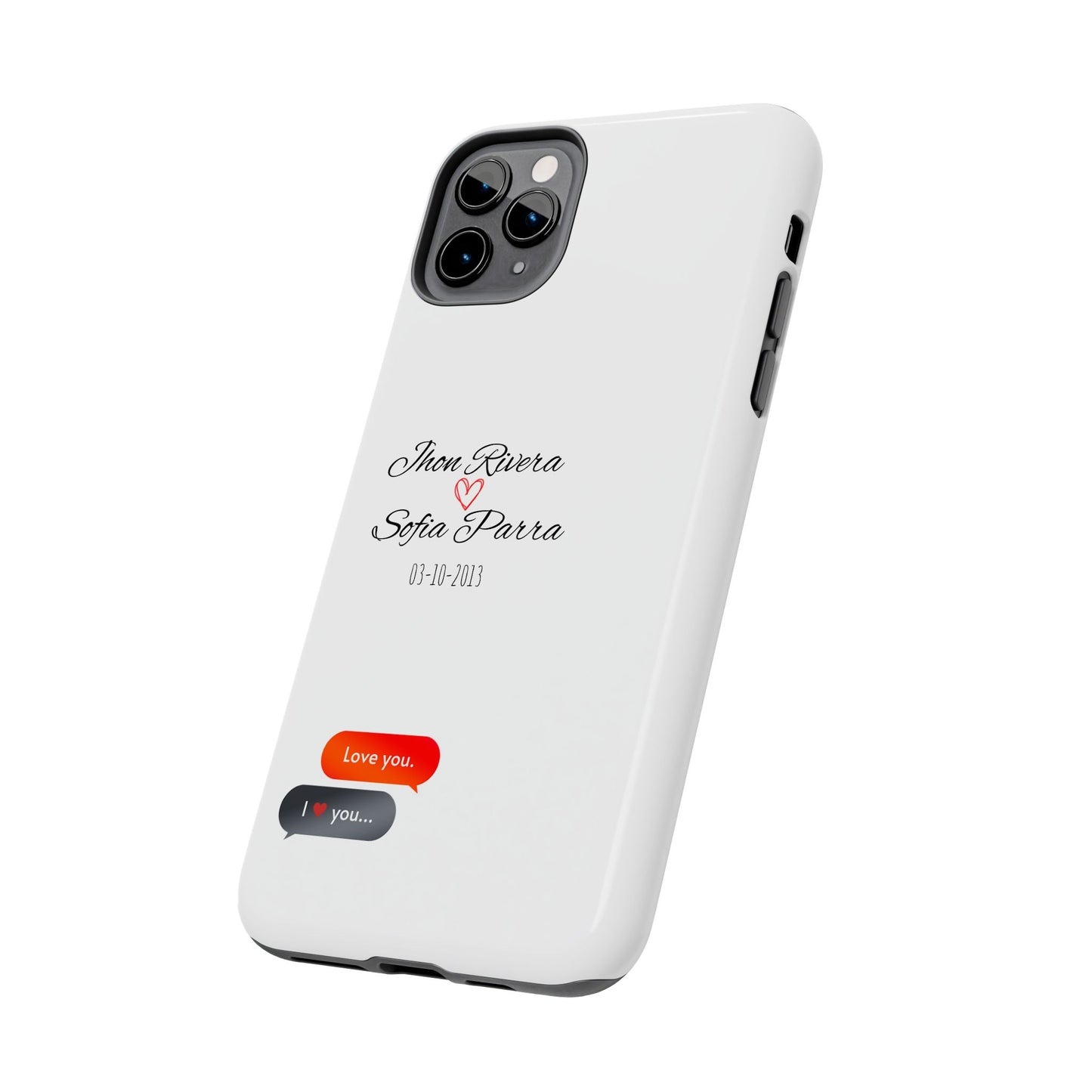 Couple’s Connection Phone Case (white)