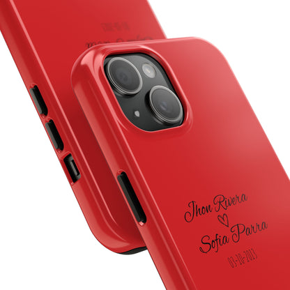 Couple’s Connection Phone Case (red)