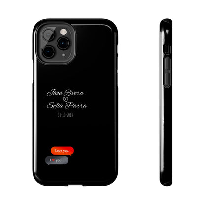 Couple’s Connection Phone Case (black)