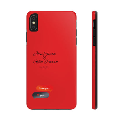 Couple’s Connection Phone Case (red)