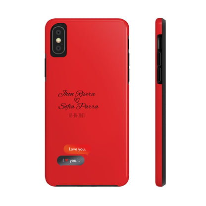 Couple’s Connection Phone Case (red)