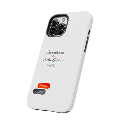 Couple’s Connection Phone Case (white)