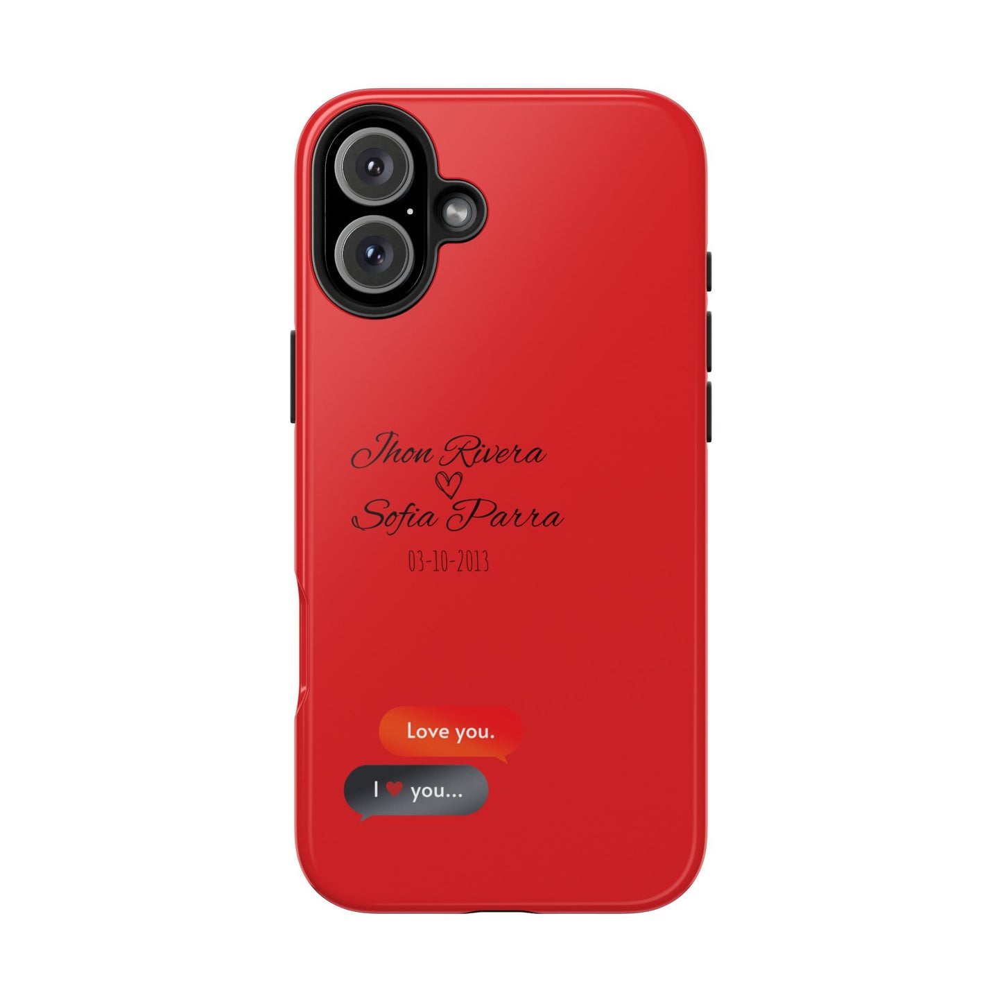 Couple’s Connection Phone Case (red)