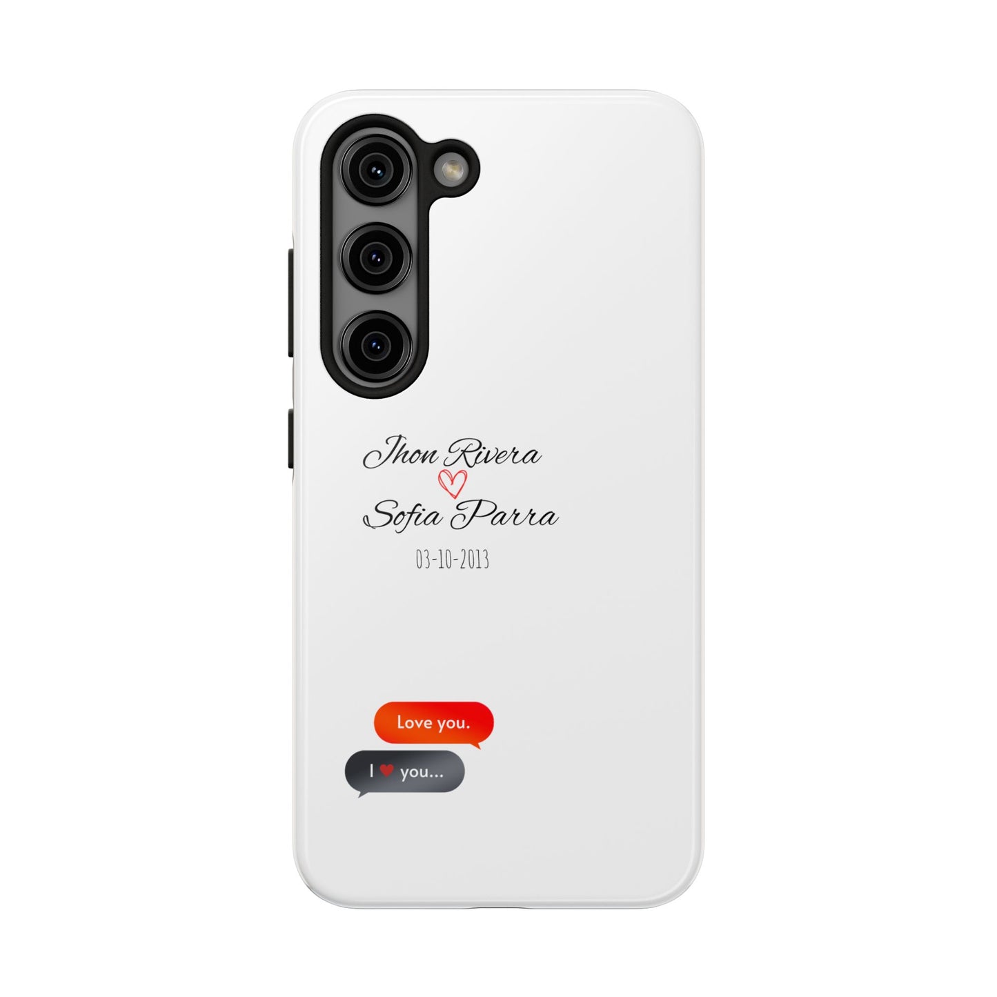 Couple’s Connection Phone Case (white)