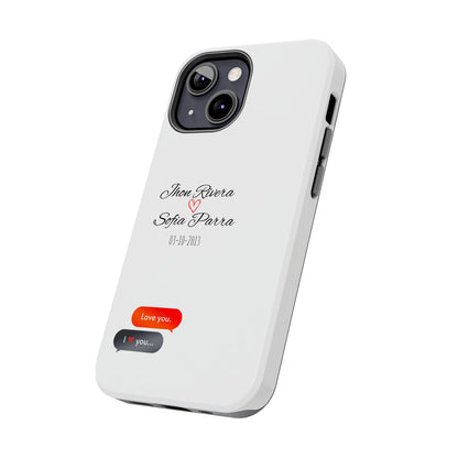 Couple’s Connection Phone Case (white)