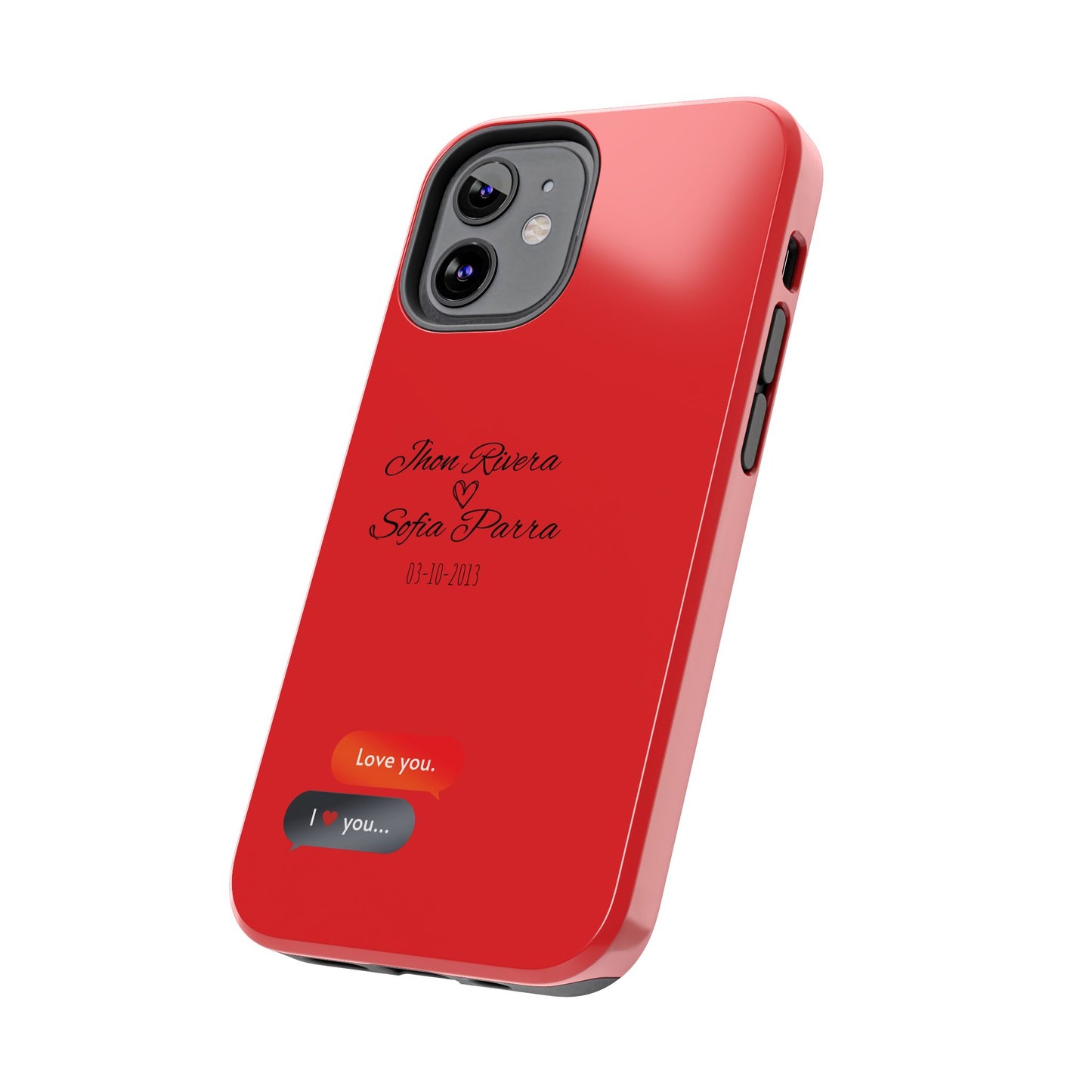 Couple’s Connection Phone Case (red)