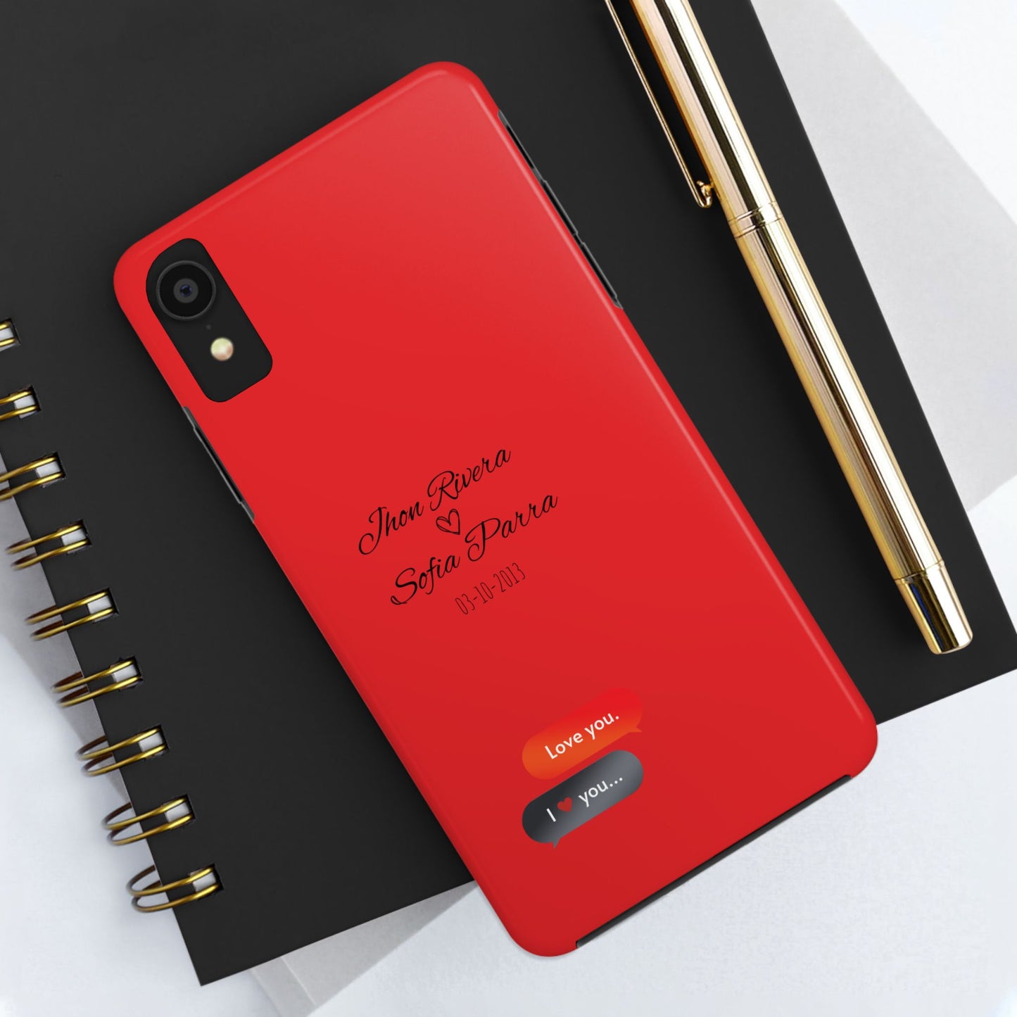 Couple’s Connection Phone Case (red)