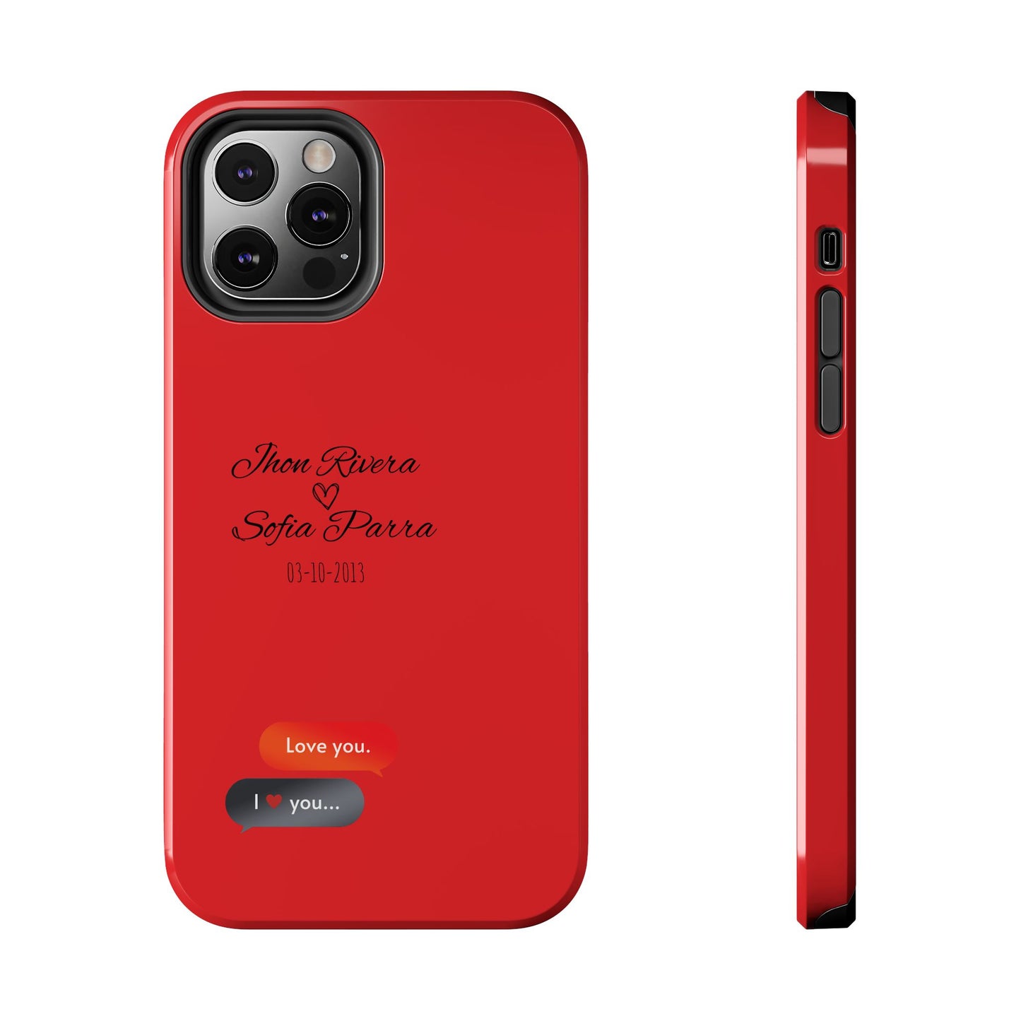 Couple’s Connection Phone Case (red)