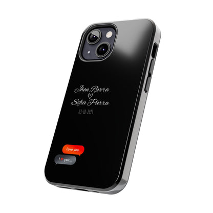 Couple’s Connection Phone Case (black)