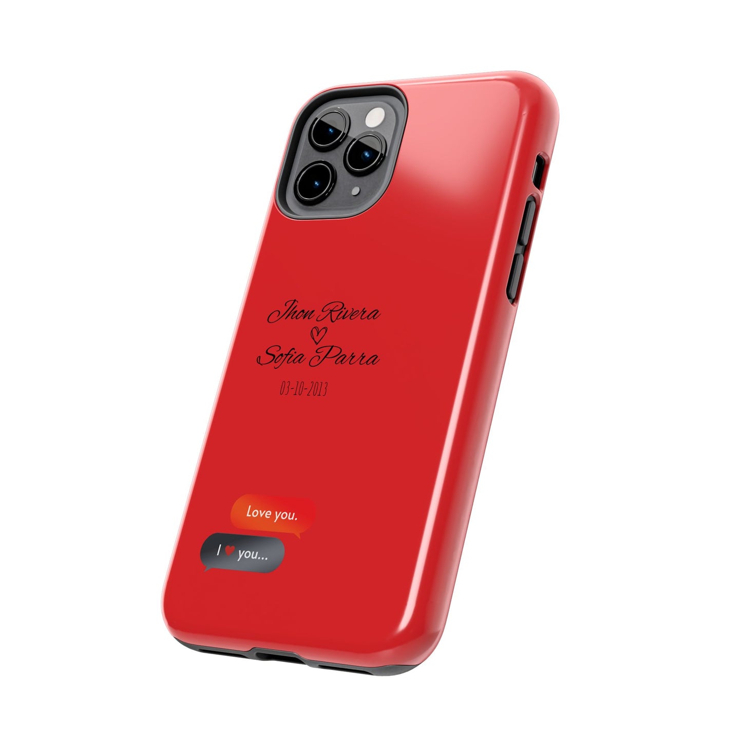 Couple’s Connection Phone Case (red)