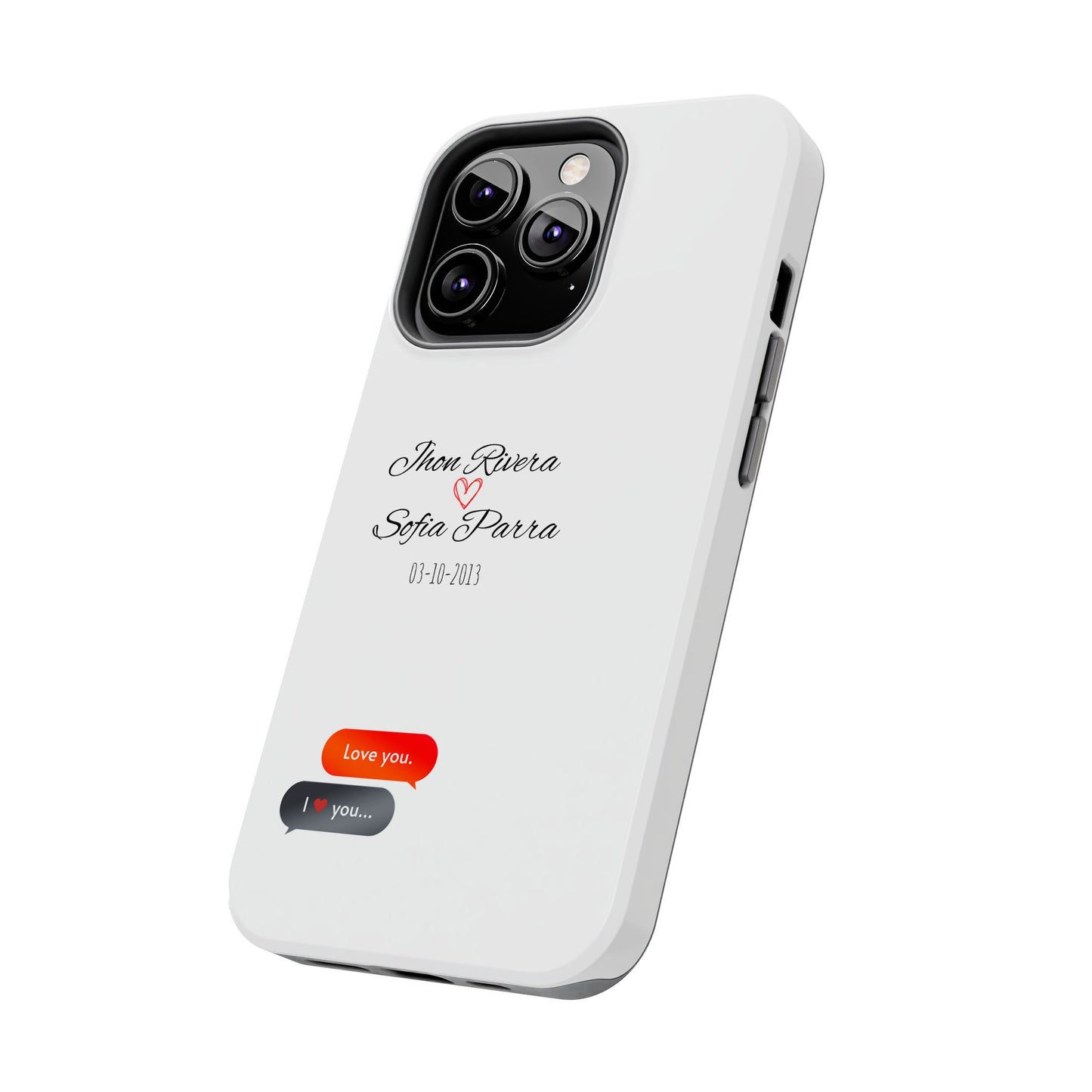 Couple’s Connection Phone Case (white)