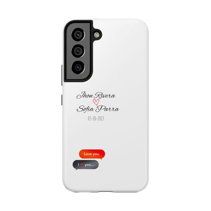 Couple’s Connection Phone Case (white)