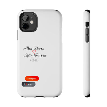 Couple’s Connection Phone Case (white)