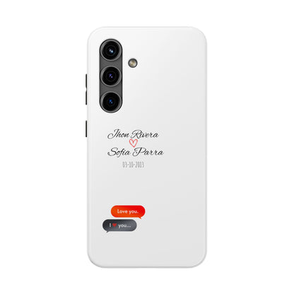 Couple’s Connection Phone Case (white)