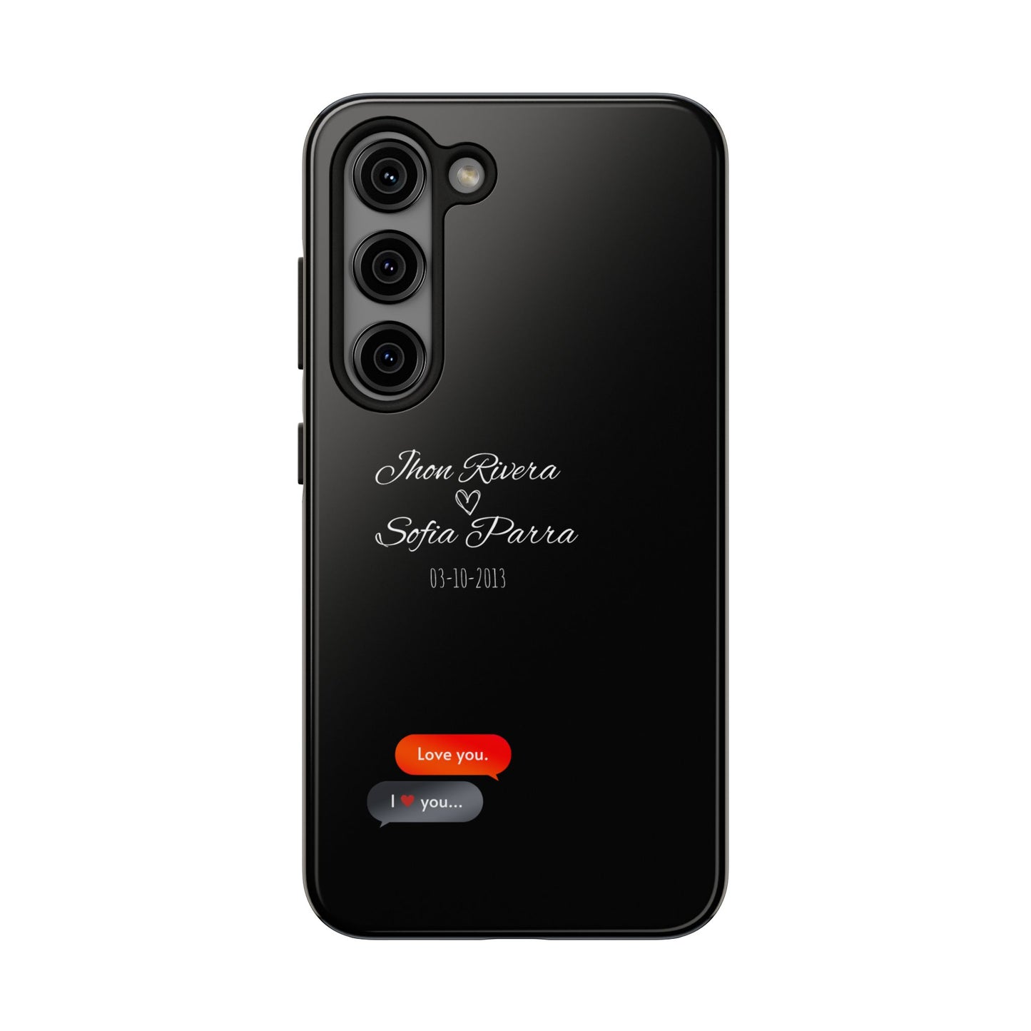 Couple’s Connection Phone Case (black)