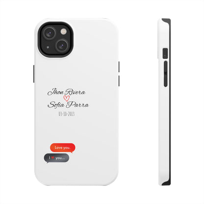 Couple’s Connection Phone Case (white)