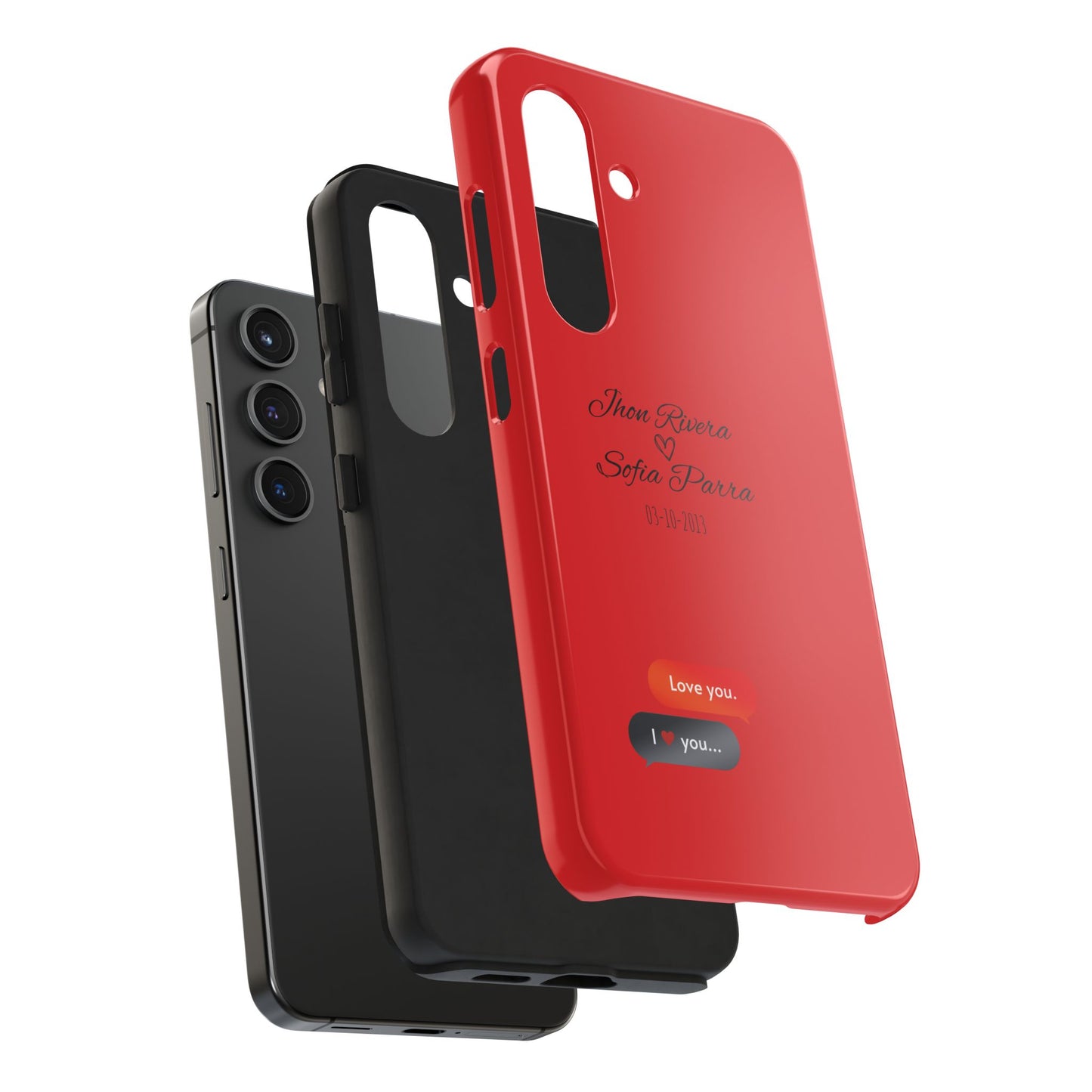 Couple’s Connection Phone Case (red)