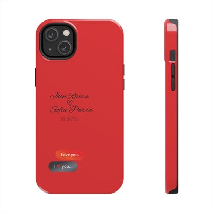 Couple’s Connection Phone Case (red)