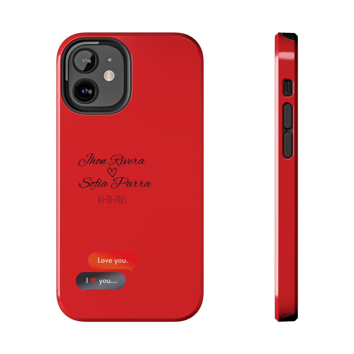 Couple’s Connection Phone Case (red)