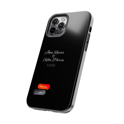 Couple’s Connection Phone Case (black)