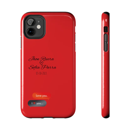 Couple’s Connection Phone Case (red)