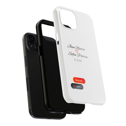 Couple’s Connection Phone Case (white)