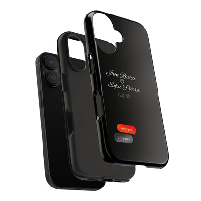 Couple’s Connection Phone Case (black)