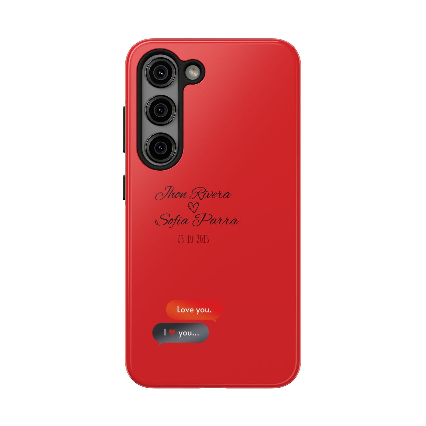 Couple’s Connection Phone Case (red)