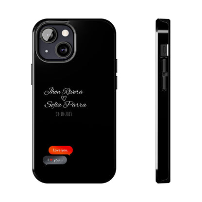 Couple’s Connection Phone Case (black)