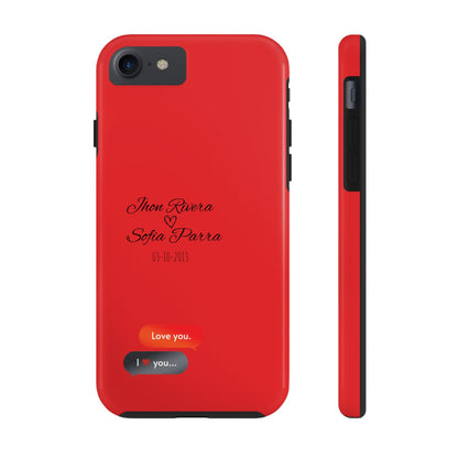 Couple’s Connection Phone Case (red)