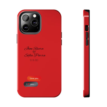 Couple’s Connection Phone Case (red)