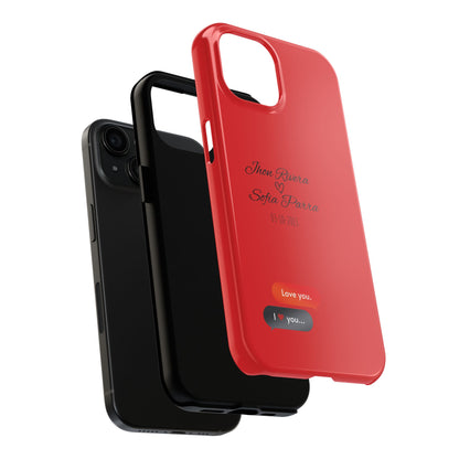 Couple’s Connection Phone Case (red)