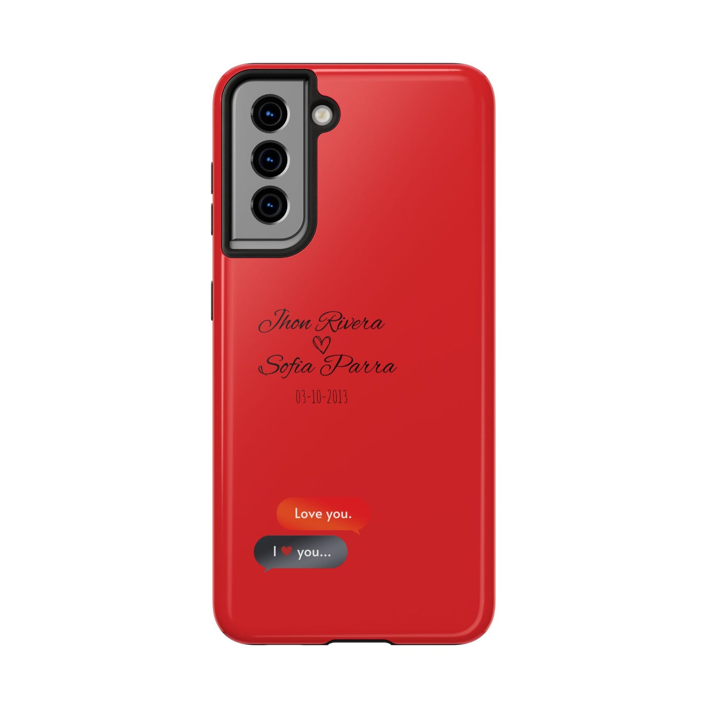 Couple’s Connection Phone Case (red)